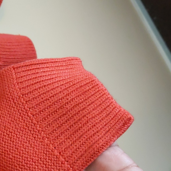 Joe Fresh|NWT Cumberland Red Knitted Crew Neck Sweater With Pattern Acrylic - Picture 3 of 15